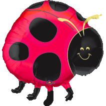 Lady Bug Mylar Balloon