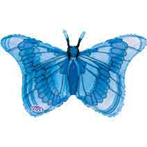 Blue Butterfly Balloon