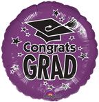 Purple Graduation Balloon