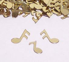 Gold Music Note Confetti