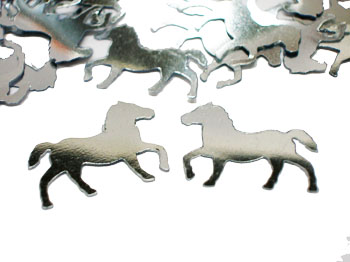 Animal Glitter Confetti, Horse Shape Horse Confetti Decorations Plastic  Material High Hardness 8 Packs For Birthday