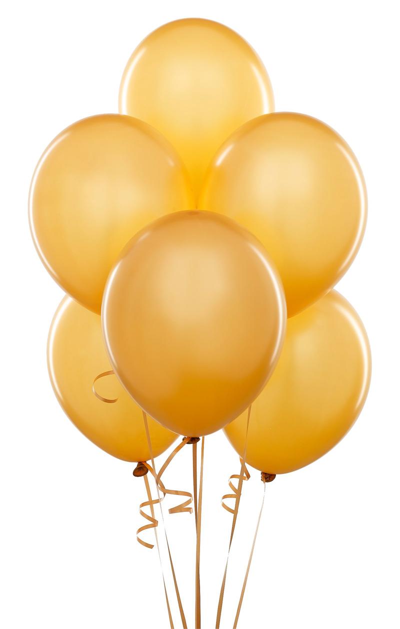 Biodegradable Gold Balloons, (100 CT) 11"