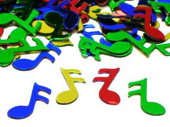 Music Note Confetti