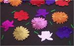 Assorted Flowers, Metallic Confetti