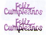 Pink Feliz Cumpleanos Confetti